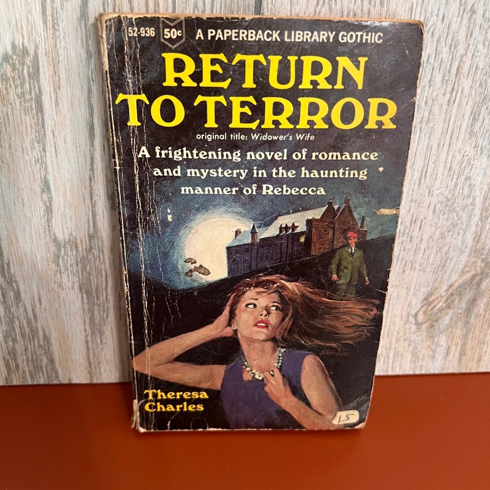 Return to Terror Theresa Charles 1966 First Printing Gothic Romance Paperback